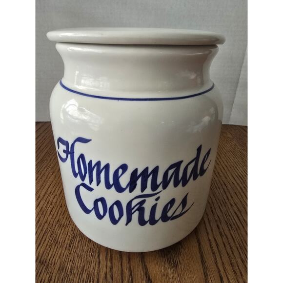 Clay Design Cookie Jar Homemade Cookies/Store Bought Cookies - Picture 2 of 8